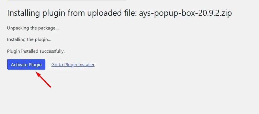 Activating Popup Box Pro Version