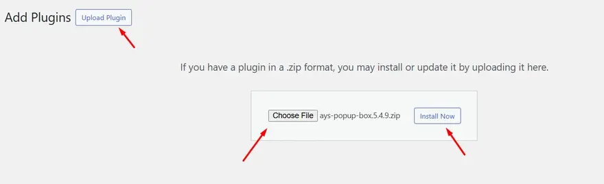 Uploading Popupbox