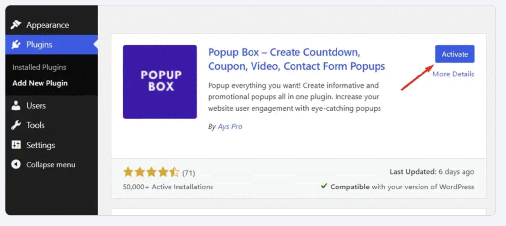 How to create a popup on WordPress with Popup Box
