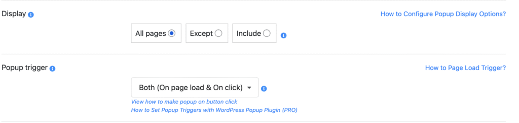 How to create a popup on WordPress - display