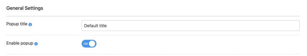 How to create a popup on WordPress - general setting